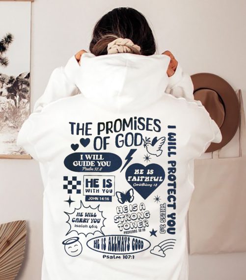Christian Hoodie The Promises Of God Gift For Christian 1