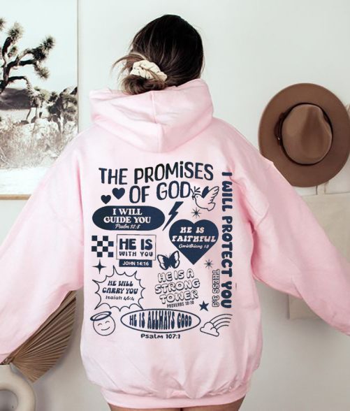 Christian Hoodie The Promises Of God Gift For Christian 3
