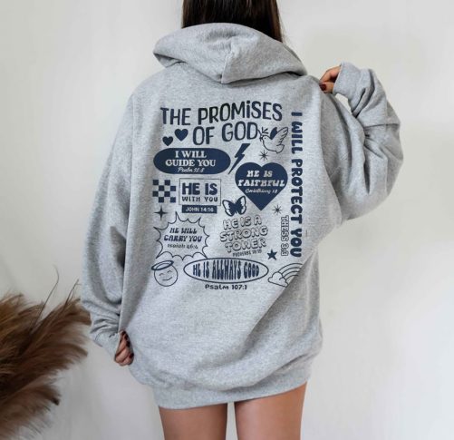 Christian Hoodie The Promises Of God Gift For Christian 4