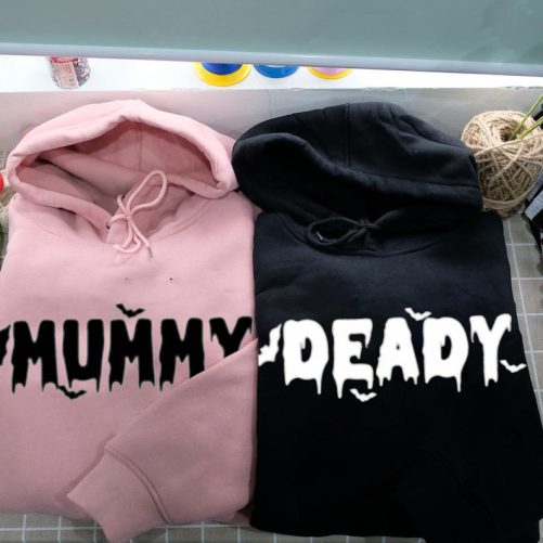 Halloween Couple Hoodie Mummy And Deardy   Halloween Gift For Couple  1
