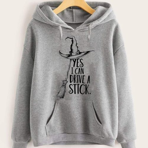 Halloween Hoodie Yes I Can Drive A Stick   Funny Gift For Halloween  2
