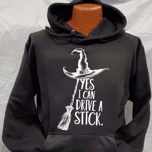 Halloween Hoodie Yes I Can Drive A Stick   Funny Gift For Halloween  4