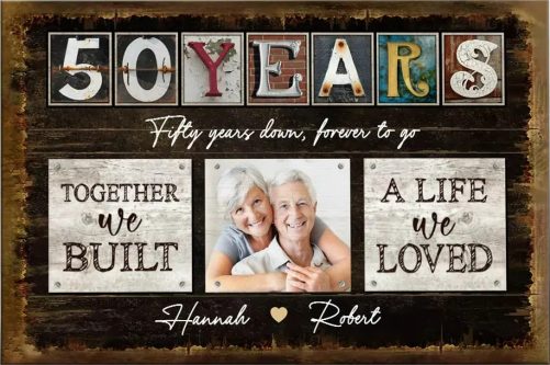 Anniversary Gift Canvas