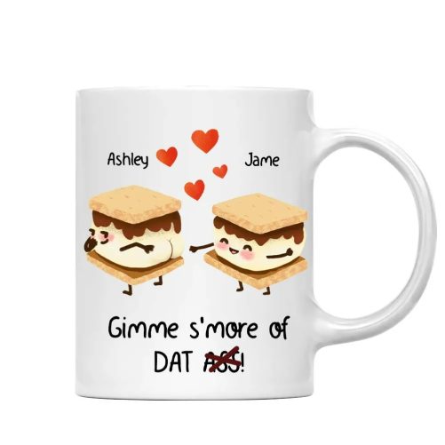 Personalized Couple Gift Funny Love SMORE S'MORE Pun Mug 37287