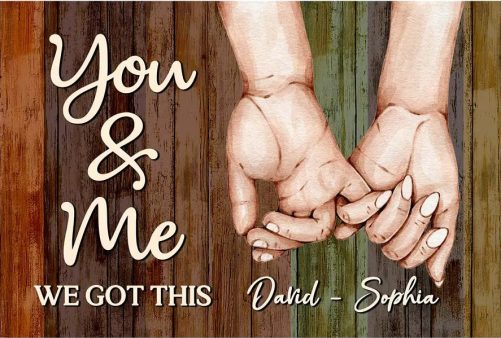 Personalized Couples Printable Wall Art, Couple Holding Hands Art, Pinky Promise, Couples Print, Anniversary Print Poster 37069
