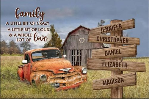 Personalized Barn Canvas
