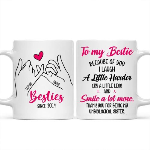 Personalized Gift For Besties Smile A Lot More Mug 35063