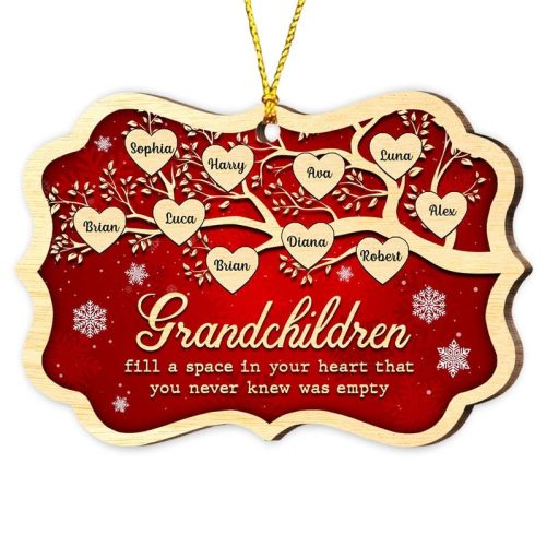 Personalized Grandkids Family Tree Benelux Ornament SB281 32O28