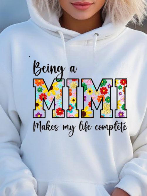 Personalized Grandma Hoodie Being A Mimi Makes My Life Complete Custom Title Gift For Grandma 5