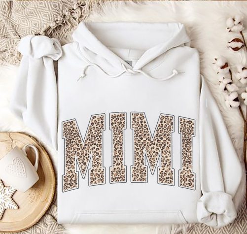 Personalized Grandma Hoodie Mimi Leopard Pattern Custom Title Gift For Grandma 5