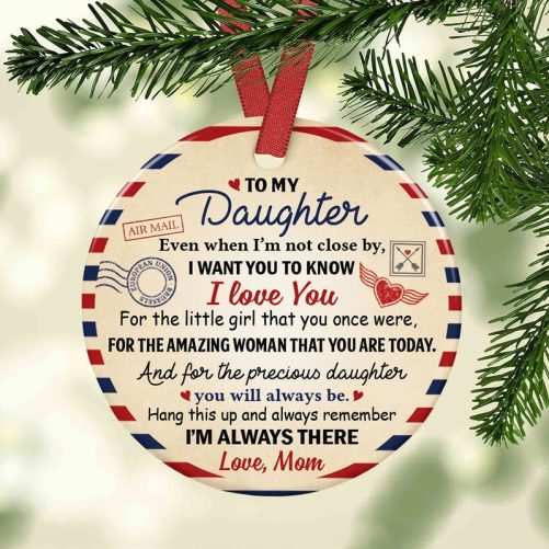 Personalized Letter To Daughter Ornament SB510 81O47