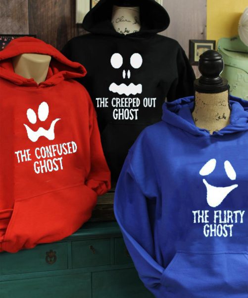 Personalized Matching Best Friend Hoodie The Ghost   Halloween Gift For Best Friend  3