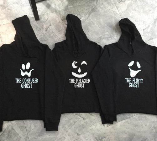 Personalized Matching Best Friend Hoodie The Ghost   Halloween Gift For Best Friend  4