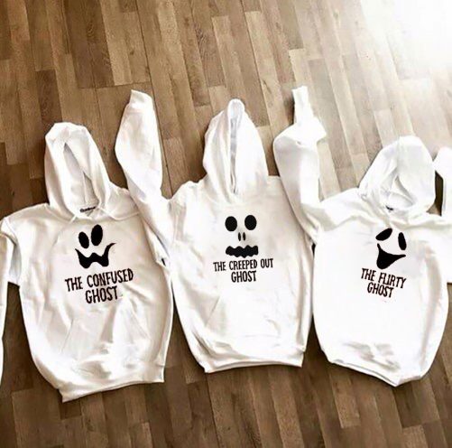 Personalized Matching Best Friend Hoodie The Ghost   Halloween Gift For Best Friend  5