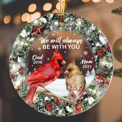 Personalized Memorial Circle Ornament NB82 36O53