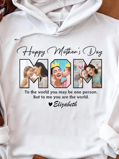 Personalized Mother Hoodie Happy Mother's Day Custom Photo Gift For Mother 1