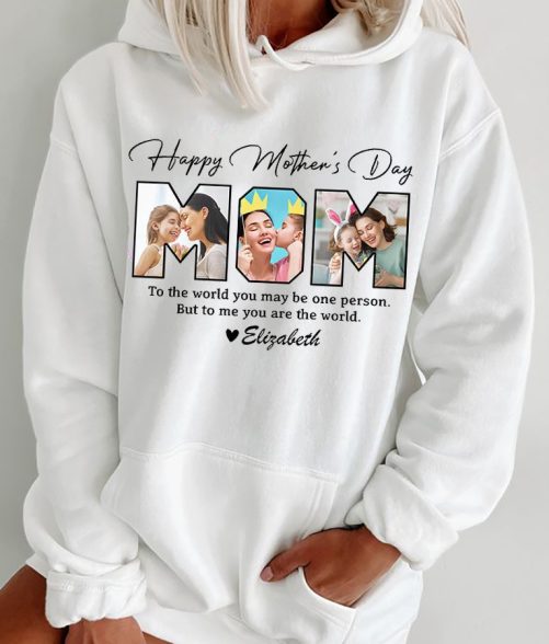 Personalized Mother Hoodie Happy Mother's Day Custom Photo Gift For Mother 2