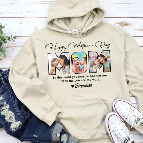 Personalized Mother Hoodie Happy Mother's Day Custom Photo Gift For Mother 3