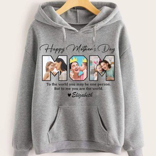 Personalized Mother Hoodie Happy Mother's Day Custom Photo Gift For Mother 4