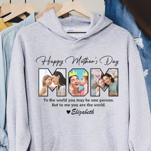 Personalized Mother Hoodie Happy Mother's Day Custom Photo Gift For Mother 5