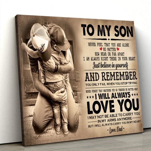 Vintage Baseball Dad Canvas