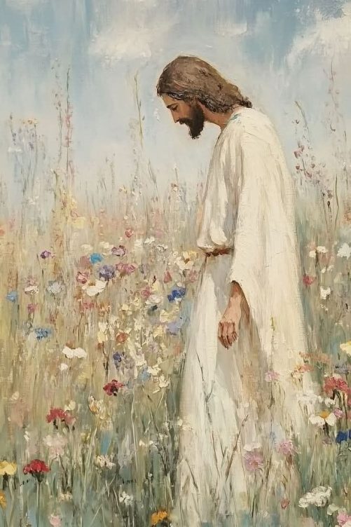 Jesus In The Meadow