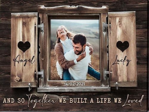 All Of Me Loves All Of You Couple Canvas, Custom Quotes DA199 895104