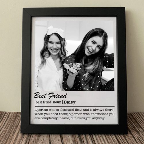 Best Friend Love You Anyway Picture Frame, Gift for Sister, HN590