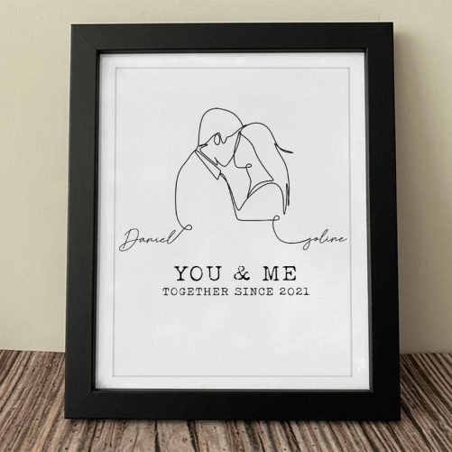 Couples Anniversary For Wife Husband Girlfriend Boyfriend Picture Frame Personalized Gift TA29 890062