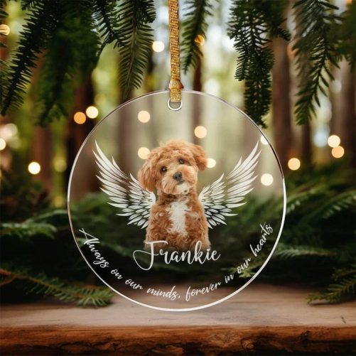 Custom Photo Not A Day Goes By Memorial Dog Cat Acrylic Ornament HA75 891220