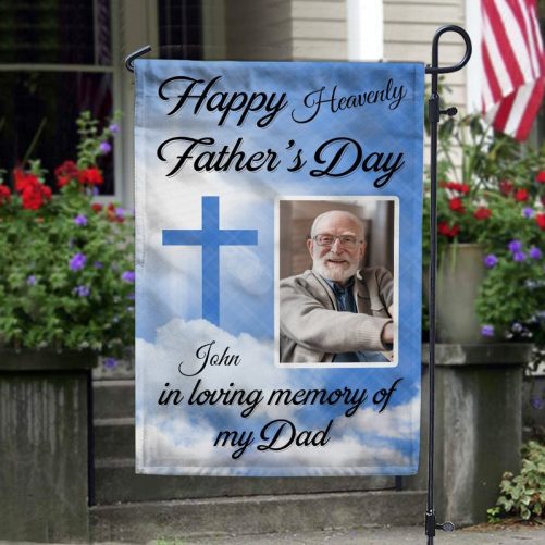 Personalized Dad Memorial Flag