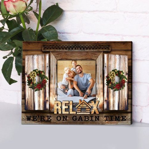 Relax We're On Gabin Time Family Canvas HN590