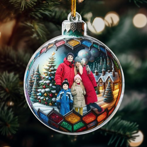 Personalized Christmas Ornament Custom Photo Christmas Gift 1