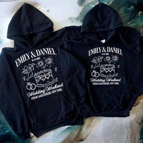 Personalized Couple Hoodie Wedding Weeking Est Gift For Couple