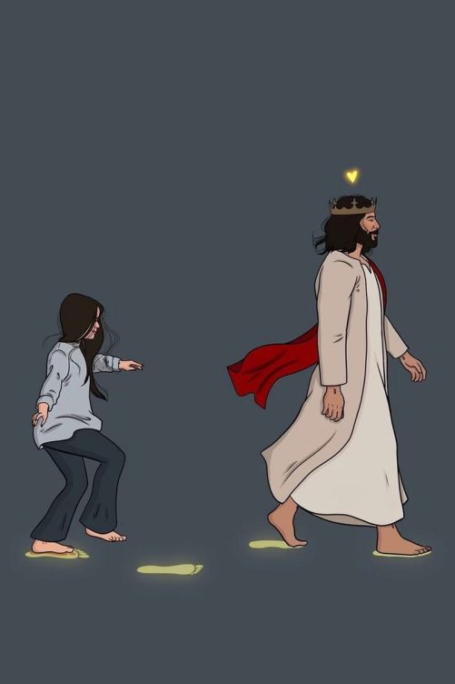 Christian Canvas Walk By Faith