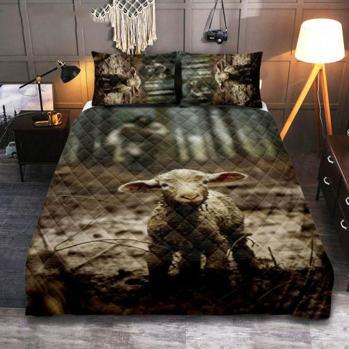 Jesus Lamb Of God Bedroom Quilt Bedding Set Christian W