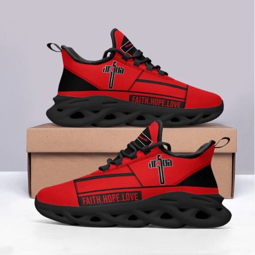 Max Soul Shoes Jesus Faith Hope Love Running Sneakers Red Max Soul Shoes Jesus Christ Shoes 3 hkugas