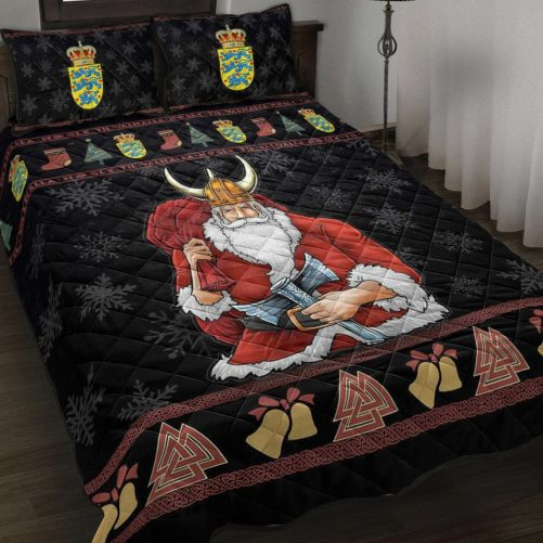 Quilt Bed Set Denmark Santa Viking Quilt Bed Set