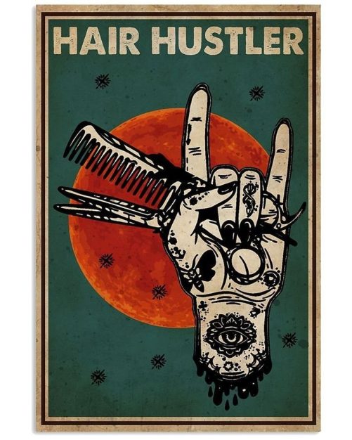 hair hustler canvas