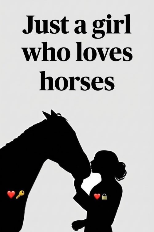 just a girl who loves horses canvas
