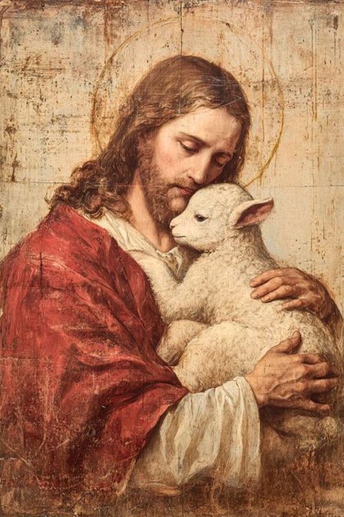 the good shepherd canvas