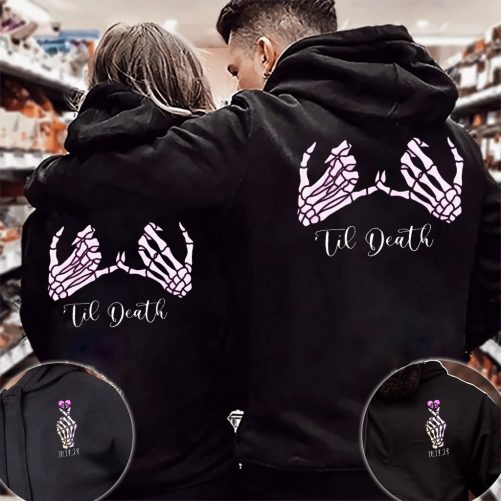 Custom Couple Hoodie Til Death Gift For Couple 1