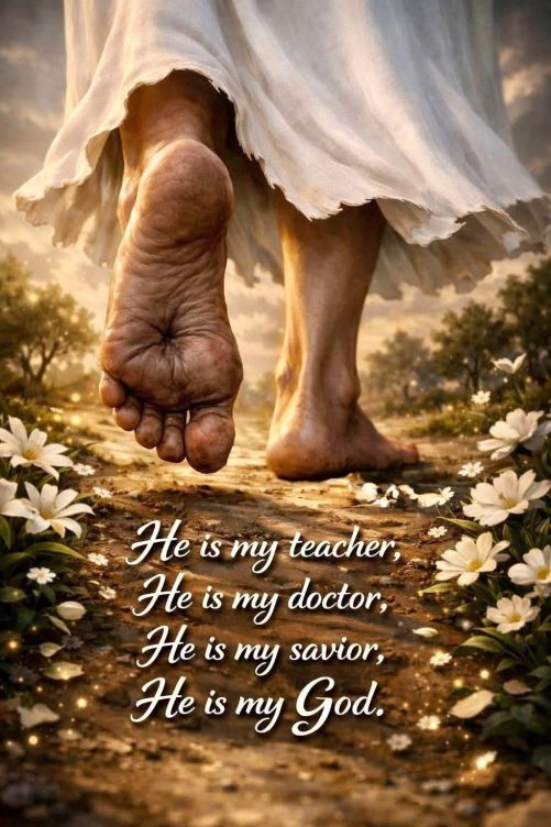 he is my god canvas