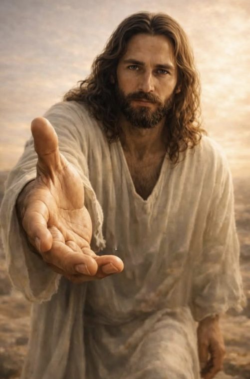 Christian Canvas God's Hand