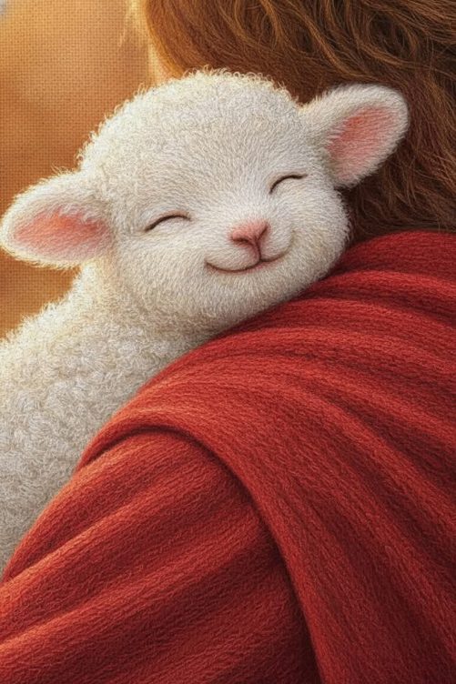 jesus lamb canvas
