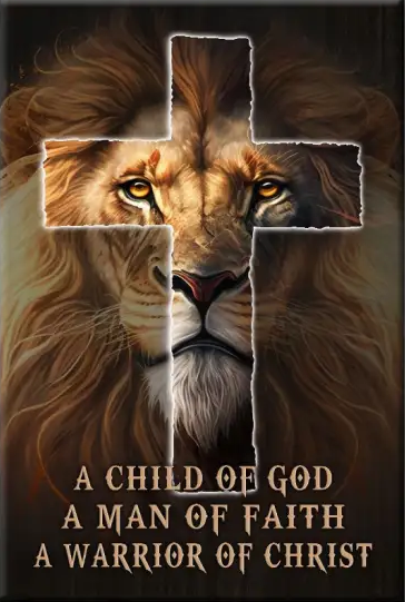 Christian Canvas A Child Of God A Man Of Faith A Warrior Of Christ