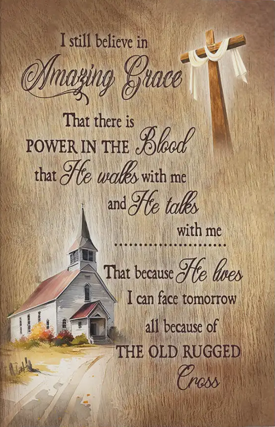 Christian Canvas I Still Believe In Amazing Grace Wall Art