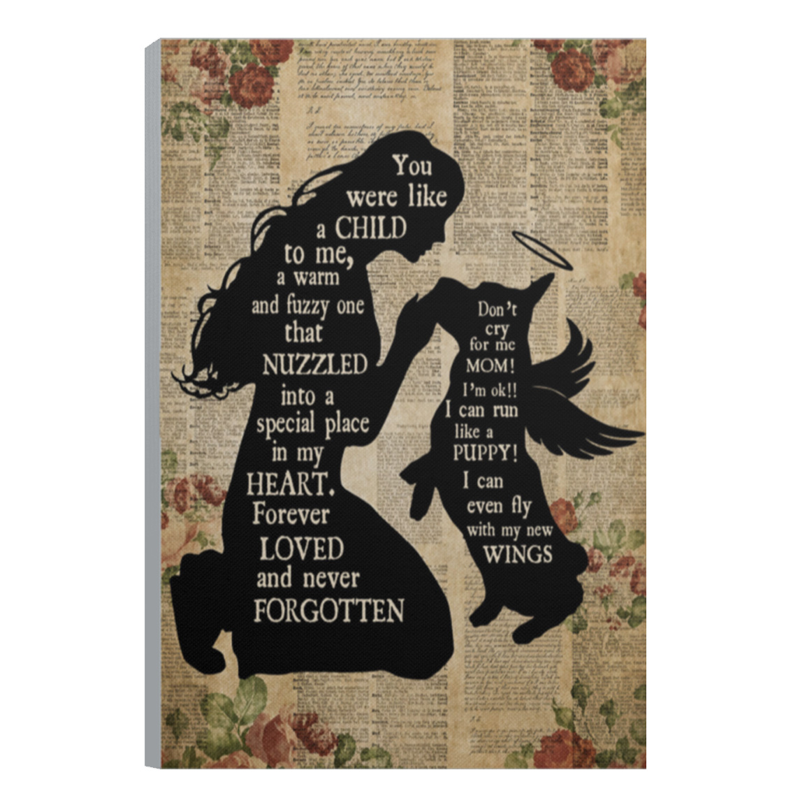 dog memorial canvas dont cry for me mom comforting gift 1785385404291.jpg