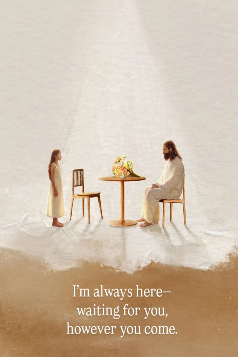 Christian Canvas I'm Always Here Waiting For You However You Come