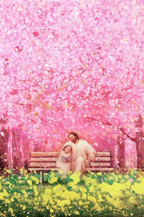 christian canvas jesus and me in flower garden 1787835373724.jpg